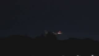 Doomsday plane "Nightwatch" E-4B TITAN25 landing in Singapore (iphone video)