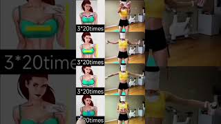 Get attractive breast at home #fitnessroutine #workoutathome #yoga