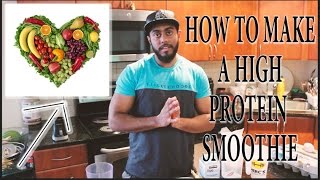 HOW TO MAKE A PROTEIN SHAKE | WITHOUT PROTEIN POWDER!!!!!