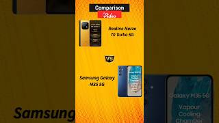 Realme Narzo 70 Turbo vs Samsung Galaxy M35 #smartphone