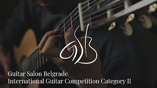 Guitar Salon Belgrade International Guitar Competition 2020 Category II