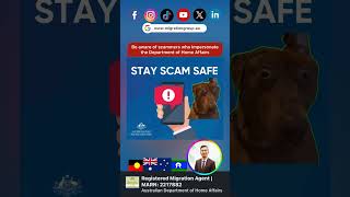 🇦🇺 Be aware of scammers who impersonate the Department of Home Affairs 🇦🇺#australia #immigration