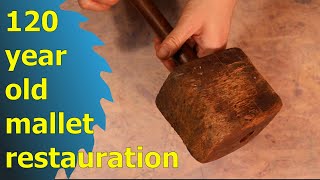 Restauration of 120 year old Wooden Mallet.