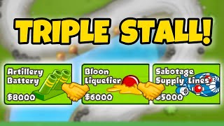 This Insane Triple Stall Combination Should be Illegal... (Bloons TD Battles)