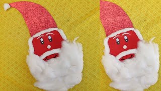 How to make Santa Claus | Santa Claus making with CD | Christmas decoration idea