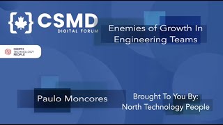 Paulo Moncores, Enemies of Growth in Engineering Teams, Engineering and Leadership