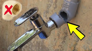 MOST PLUMBERS DON'T KNOW THIS SECRET TRICK OF  BATHROOM FAUCET