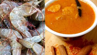 Prawn Masala gravy with Coconut milk/ Thengai paal Eral Kuzhambu...