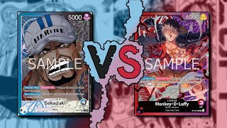 Sakazuki VS RP Luffy || OP05 Locals Testing