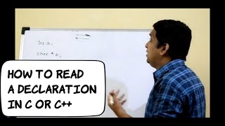 How to read a declaration | array of pointer | pointer to array | C Programming