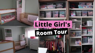 3 TODDLER/PRE SCHOOL GIRLS ROOM TOUR | Large Family of 14 Daily Vlog