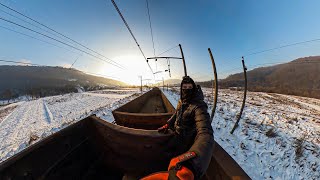 Trainsurfing Journey Across Carpathian mountains