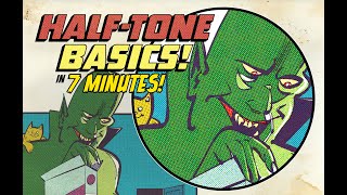 DeBaser HalfTone Effects Basics for Retro Inspired Comic Designs