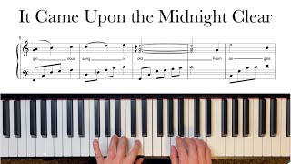 It Came Upon the Midnight Clear- Easy Piano