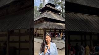 Hadimba Devi Temple in Navratri in Manali 🏔️✨ #shorts #hadimbadevitemple #navratri #manali #devi