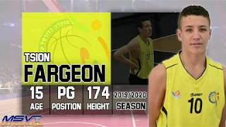 ציון פרג'ון 2019/2020 Tsion Fargeon