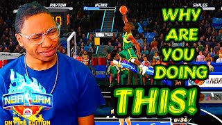 This Dunk NEVER ENDS WELL!! Shawn Kemp Just Lost His Mind | NBA JAM: OFE (Road Trip) #44