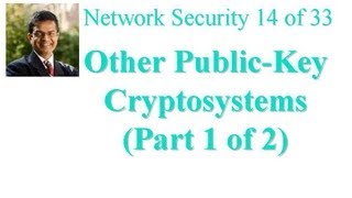 CSE571-11-10A: Other Public-Key Cryptosystems (Part 1 of 2)