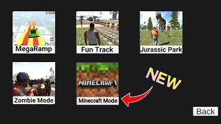 Minecraft Mode in Indian Bikes Driving 3D | Indian Bikes Driving 3D Minecraft Mode