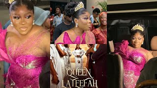 WUNMI TORIOLA QUEEN LATEEFAH GLAMOROUS ARRIVAL AT HER MOVIE PREMIERE.