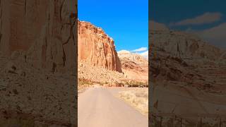 Dirt spur drive into Capitol Gorge in Torrey Utah #shorts #nationalpark