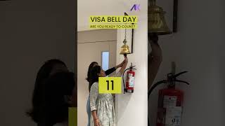 Success Ringing: The Visa Bell Chronicles #admitkard #visa #visasuccess #studyabroad