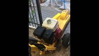 The smallest stump grinder | stump grinding | It will fit almost anywhere | Houston, Texas | #short