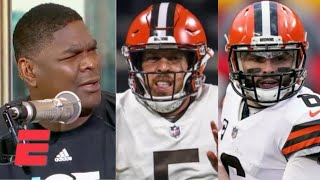 Keyshawn Johnson EXCITED 'No Baker Mayfield, No problem' Browns big win Broncos 17-14 in Week 7