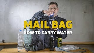 How To Carry Water With A Shimoda Backpack