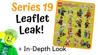 LEGO CMF Series 19 Leaflet Leak | In Depth look!