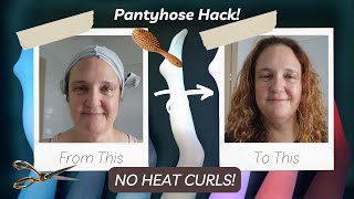 Genius Hair Styling Hack: Perfect Curls with Pantyhose! Easy & Fast DIY Tutorial