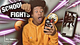 REACTING TO MY SUPPORTERS FIGHT VIDS 😱👊🏽‼️