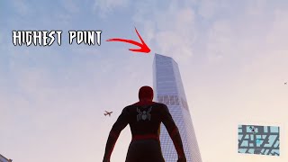 Jumping Form Highest point in Marvel's Spider Man (PS4)#shorts #ps4 #ps5 #spiderman