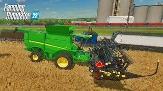 Custom Harvest Crew in Iowa | Farming Simulator 22 | LIVE