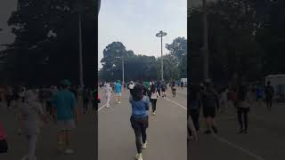 suasana lari di GBK