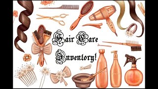 Hair Care Inventory | for 2022!