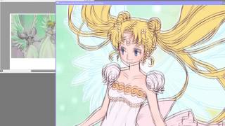 ReDraw screenshot Sailor moon [speedpaint]