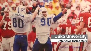 Former Duke Football Player Back in Action after Treatment with Medtech