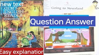 Class 5|| L-5 Going to Neverland ||Question answers #english#gemsenglishreader