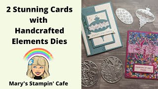 Two Stunning Cards with Handcraffted Elements Dies by Stampin' Up! | FB Live Replay