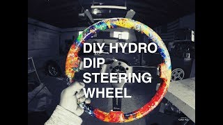 DIY Hydro dip steering wheel