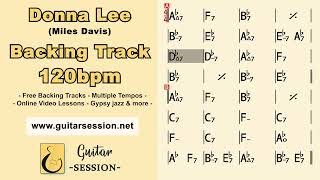 Donna lee 120bpm Backing Track / Play Along