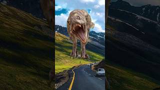 T-REX Dinosaur Attacks Couple | Indominus Rex Dinosaurs Damage City #shorts #dinosaur