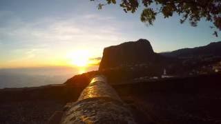 Sunrise in Faial Fort Viewpoint - Madeira Island - Video Lapse