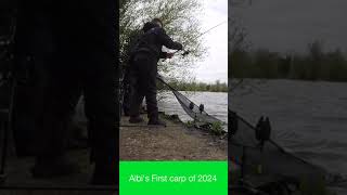 Albi's first carp of 2024 #fishing #carp