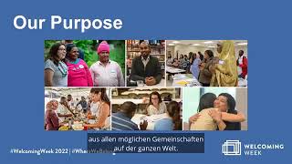 Welcoming Week 2022: Best Practices and Resources to Plan Your Events (June 30, Deutsch)