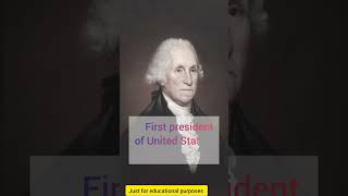 Who was first president of United States #gk  #generalknowledge  #worldgk