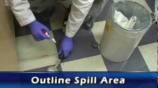 Cleaning Up a Spill (Radiation Safety for Material Users)