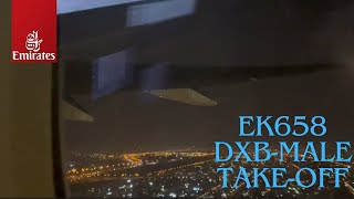 EK658 Dubai To Male Take-Off #trending #viral #shorts #emirates #dubaiinternationalairport #male