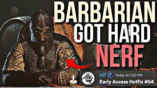 New Patch Barbarian Got a HUGE Nerf, Warlock got Buffed😂| Dark and Darker